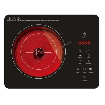 Model AT-6–Skin Touch & Knob Control Infrared Cooker Stainless Steel Body 2200W