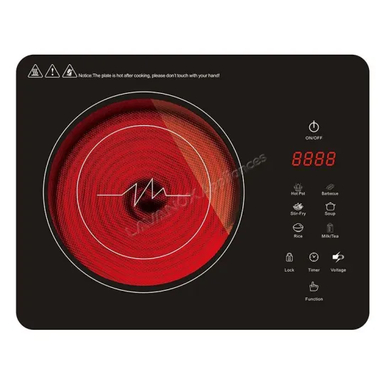 Model AT-6–Skin Touch & Knob Control Infrared Cooker Stainless Steel Body 2200W
