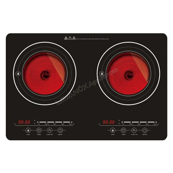 Model AT2-1 – Double Infrared Cooker, Stainless Steel Body, 2200W x 2 Burners