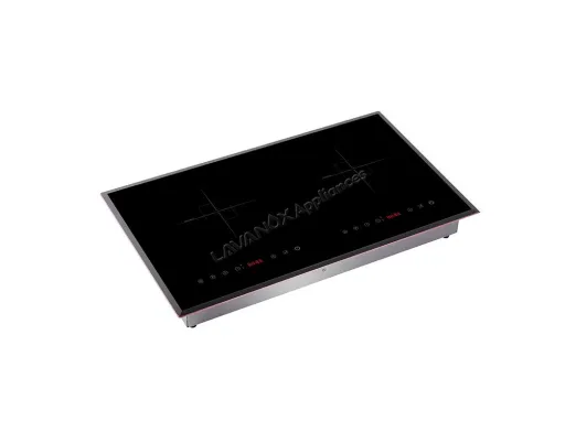 What safety features are included in 4 burner induction cooktops?
