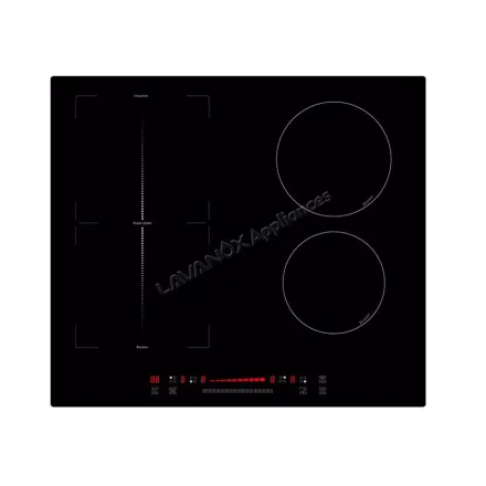 Model LAVI-4C003 – Built-in Induction Cooktop, Zone-Free Heating, 9 Power Levels