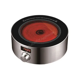 Model LAVT-15 – Knob Control Infrared Cooker, Stainless Steel Body, 1500W