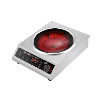 Model LAVT-502 – Commercial Concave Infrared Cooker, 2800W, Double Heating Plate & Dual Fan Cooling