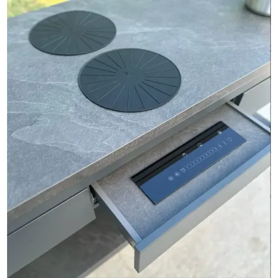 Invisible Induction Cooker-Two burner with silicone mat
