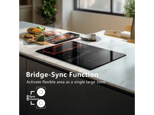 Can built-in induction cooktops handle high-power cooking?