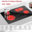 Built-in Electric Cooktop | Residual Heat Indicator
