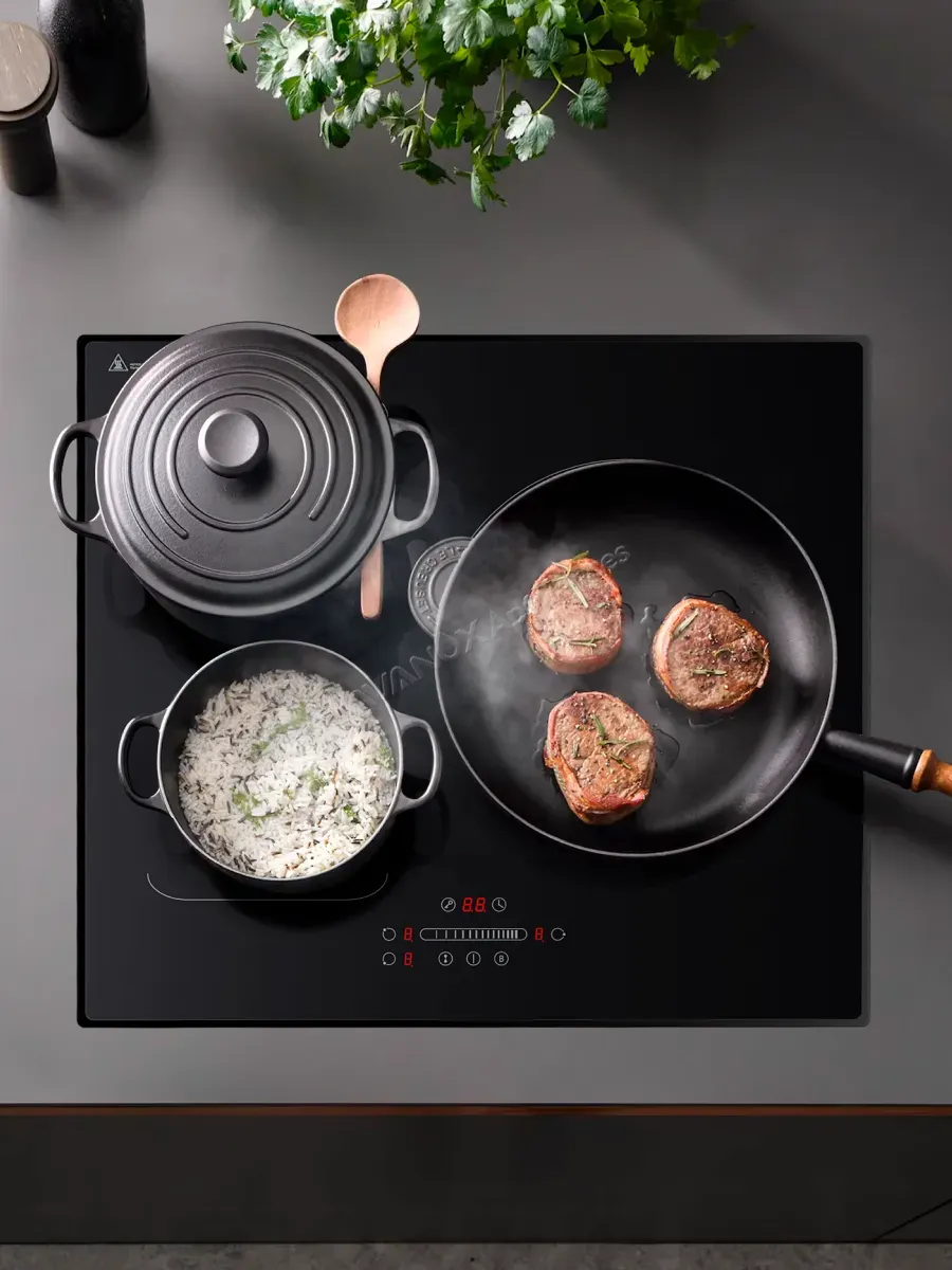 Built-in Induction Cooktop | Three Burner, Sensor Touch Control