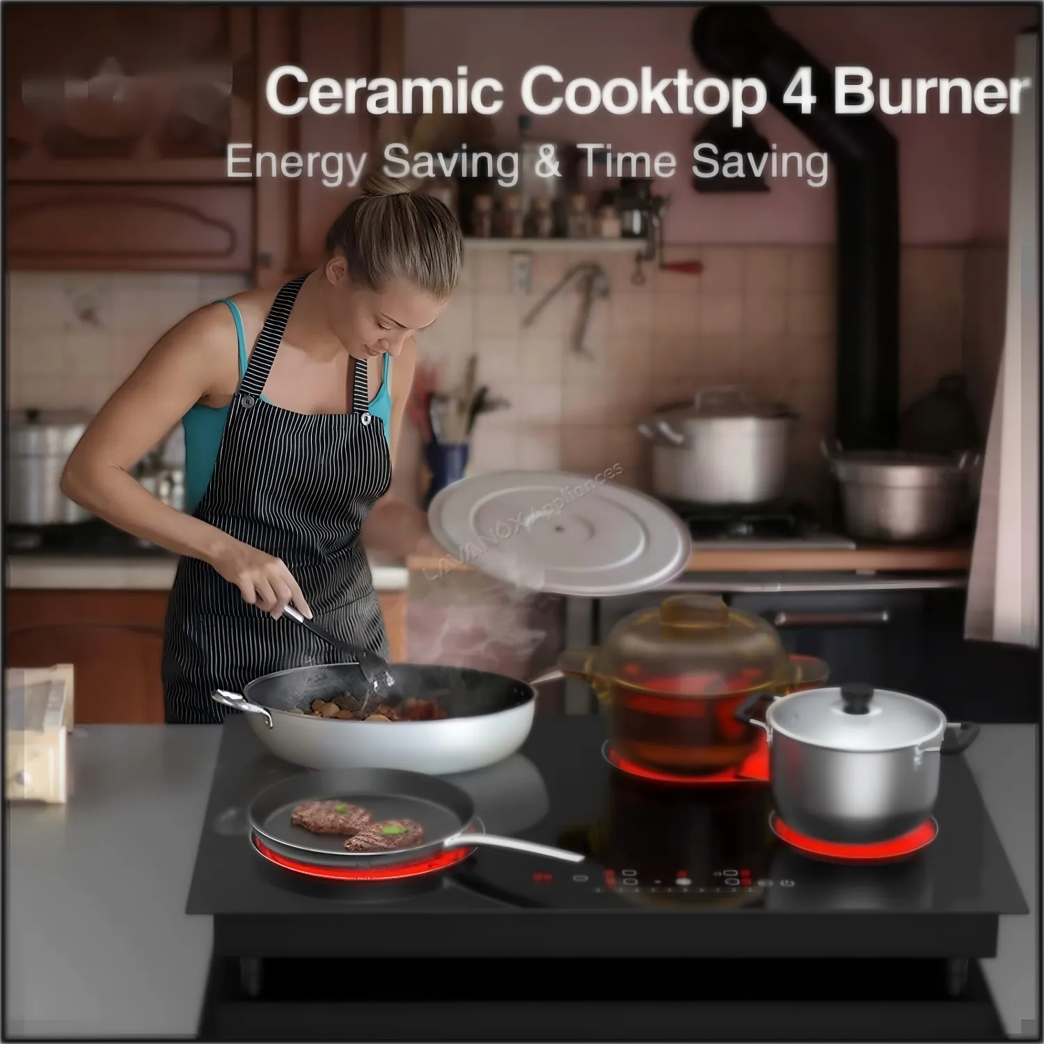 Built-in Electric Cooktop | Residual Heat Indicator Built-in Electric Cooktop | Residual Heat Indicator